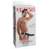 Arnés Fetiche 8 - Vibrador Hueco Ajustable (Negro)