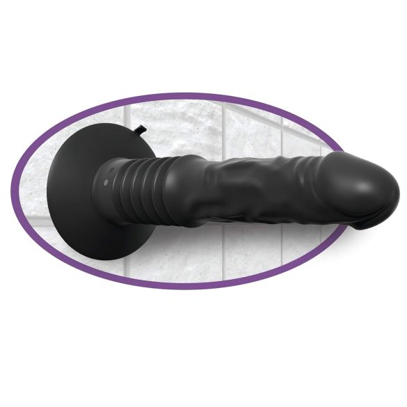 Analfantasy - vibrador anal recargable - silicona negra