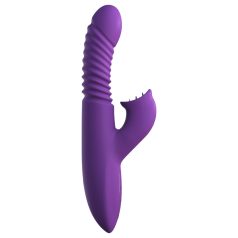 Fantasy For Her - vibrador 3 en 1 con empuje y calor (lila)