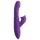 Fantasy For Her - vibrador impulsor 3 en 1 con función calefactora (morado)