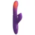 Fantasy For Her - vibrador impulsor 3 en 1 con función calefactora (morado)