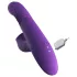 Fantasy For Her - vibrador impulsor 3 en 1 con función calefactora (morado)