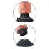 King Cock - Consolador vibrador flexible con ventosa 26cm - color natural