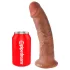 King Cock - consolador realista con ventosa - 23cm - color oscuro natural