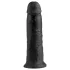 King Cock - Dildo con ventosa 25 cm - negro