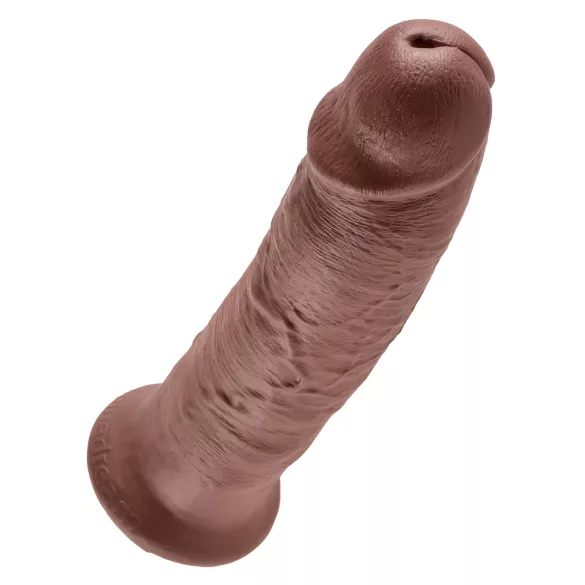 King Cock - dildo realista con ventosa grande - 25cm - marrón