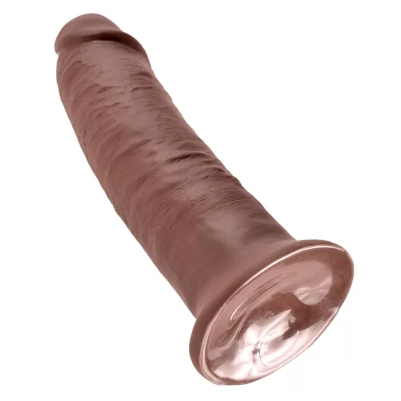 King Cock - dildo realista con ventosa grande - 25cm - marrón