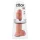 King Cock 11 - consolador realista con ventosa y testículos - 28 cm - color piel