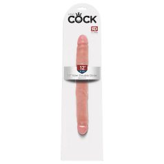 King Cock - Dildo doble realista 31 cm - color natural