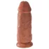 King Cock - consolador realista con ventosa - 23cm - tono oscuro