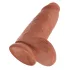 King Cock - consolador realista con ventosa - 23cm - tono oscuro