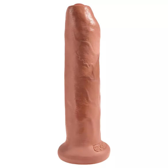 King Cock - dildo realista - 18 cm - color oscuro natural