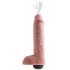 King Cock 11 - Consolador realista con efecto de eyaculación (28 cm) - natural