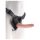 King Cock 7 - Dildo con arnés ajustable (negro)