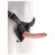 King Cock 7 - Dildo con arnés ajustable (negro)