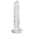 King Cock Clear 6 - Consolador con ventosa (15 cm)