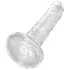 King Cock Clear 6 - consolador con ventosa (17,8 cm)