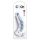 Consolador King Cock Clear 19cm con ventosa y testículos