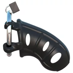 C-Ringz - jaula para pene de silicona - negro