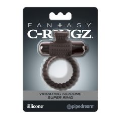   Pipedream Fantasy C-Ringz - anillo vibrador para pene - silicona negra