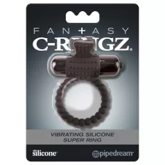   Pipedream Fantasy C-Ringz - anillo vibrador para pene - silicona negra