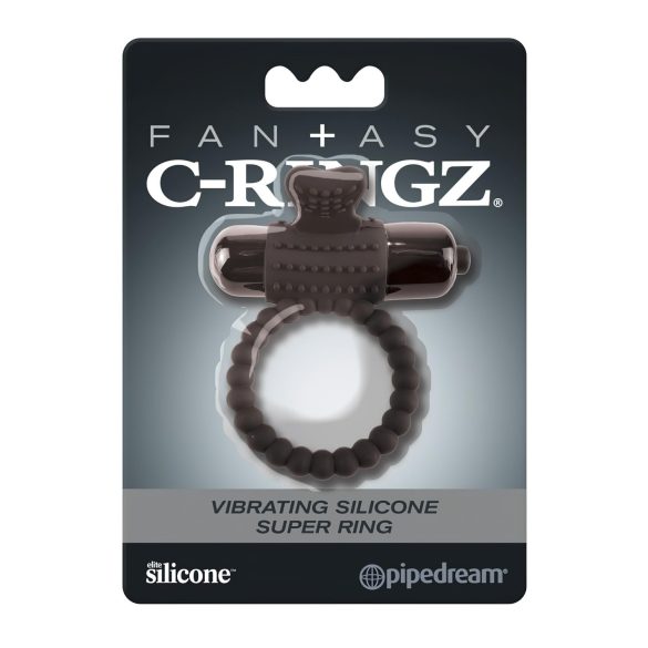Pipedream Fantasy C-Ringz - Anillo Vibrador para el Pene (Negro)