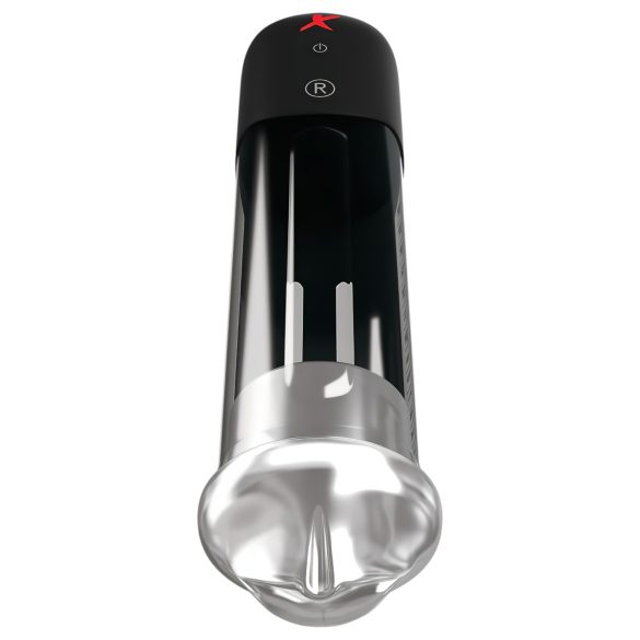 PDX Blowjob - masturbador automático masculino con boca - silicona negra