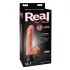 Real Feel Deluxe No.1 - vibrador realista con testículos - color natural
