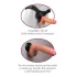Real Feel Deluxe No.1 - vibrador realista con testículos - color natural