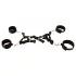 Fetish Fantasy - set de ataduras para cama - negro