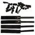 Fetish Fantasy - set de ataduras para cama - negro