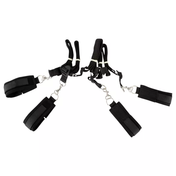 Fetish Fantasy - set de ataduras para cama - negro
