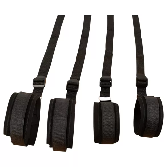 Fetish Fantasy - set de ataduras para cama - negro