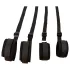 Fetish Fantasy - set de ataduras para cama - negro
