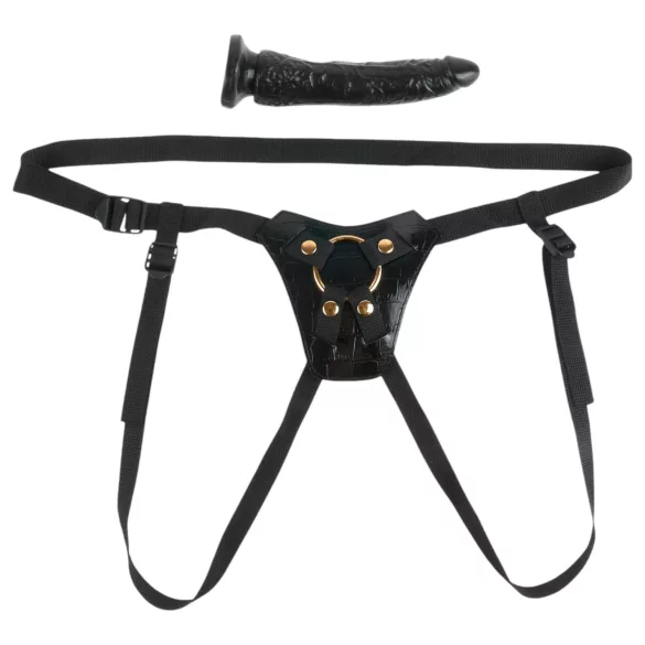 Fetish Fantasy - arnés ajustable para consoladores - negro