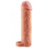 X-TENSION Perfect 2 - funda para pene con anillo - 19 cm - color natural