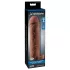 X-TENSION Perfect 2 - funda para pene con anillo - 19cm - color oscuro natural