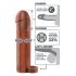 X-TENSION Perfect 2 - Anillo y Funda de Pene (19cm) - Tono Natural Oscuro