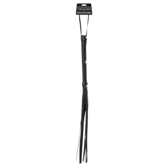 Fetish Fantasy Deluxe Látigo de Nueve Tails (65cm) - Negro
