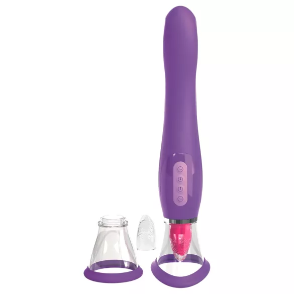 Pipedream - Fantasy - máquina de lamer 3 en 1 recargable (lila)
