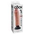 King Cock 8 - vibrador flexible y realista (25 cm)