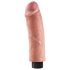 King Cock 8 - vibrador flexible y realista (25 cm)