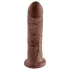 King Cock - dildo realista 20cm - marrón