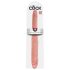 King Cock 16 Cónico - dildo doble realista (41 cm) - natural
