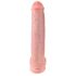 King Cock 15 - Consolador con ventosa y testículos (38cm) - Natural