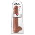 King Cock 15 - Dildo Gigante (38 cm) - Tono Oscuro Natural
