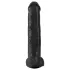 King Cock 15 - consolador con testículos y ventosa (38 cm, negro)