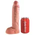 King Cock Strap-on 10 - arnés con consolador hueco 25cm