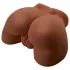 Pipedream Junk in Tha Trunk - masturbador de torso femenino vibrador (tono oscuro natural)