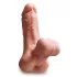 PDX Reach Around - Culo masturbador 2 en 1 y funda para pene (color carne)